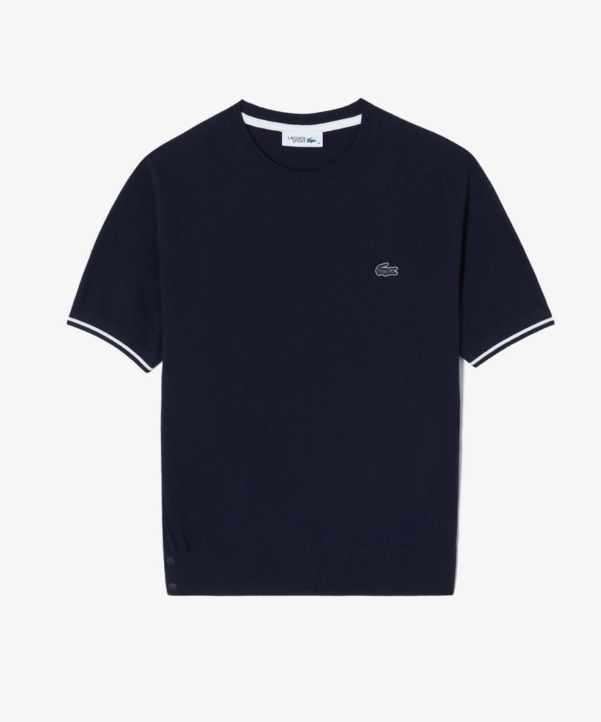 LACOSTE Women'S Basic Short Sleeve Round Sweater Af335E-56G 166