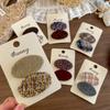 Japan and South Korea Xiaoxiang Style Pattern Oval Bb Clip Temperament Hairpin High-end Girl Broken Hair Headdress Bangs Hair Accessories Hairpin