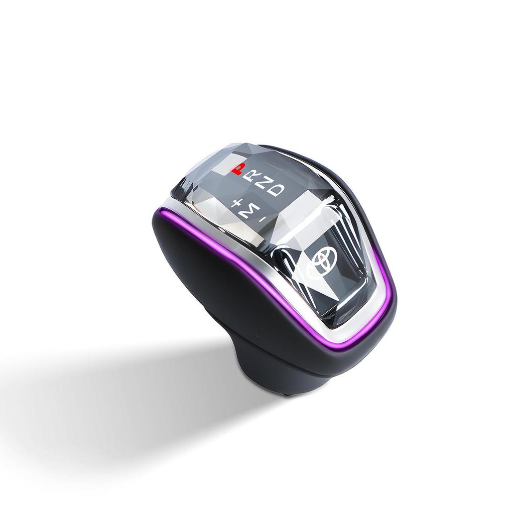 Αποκλειστικό Κρυστάλλινο Κουμπί Λεβιέ Ταχυτήτων Toyota με Φώτα LED και Οκτώ Λειτουργίες Εμφάνισης