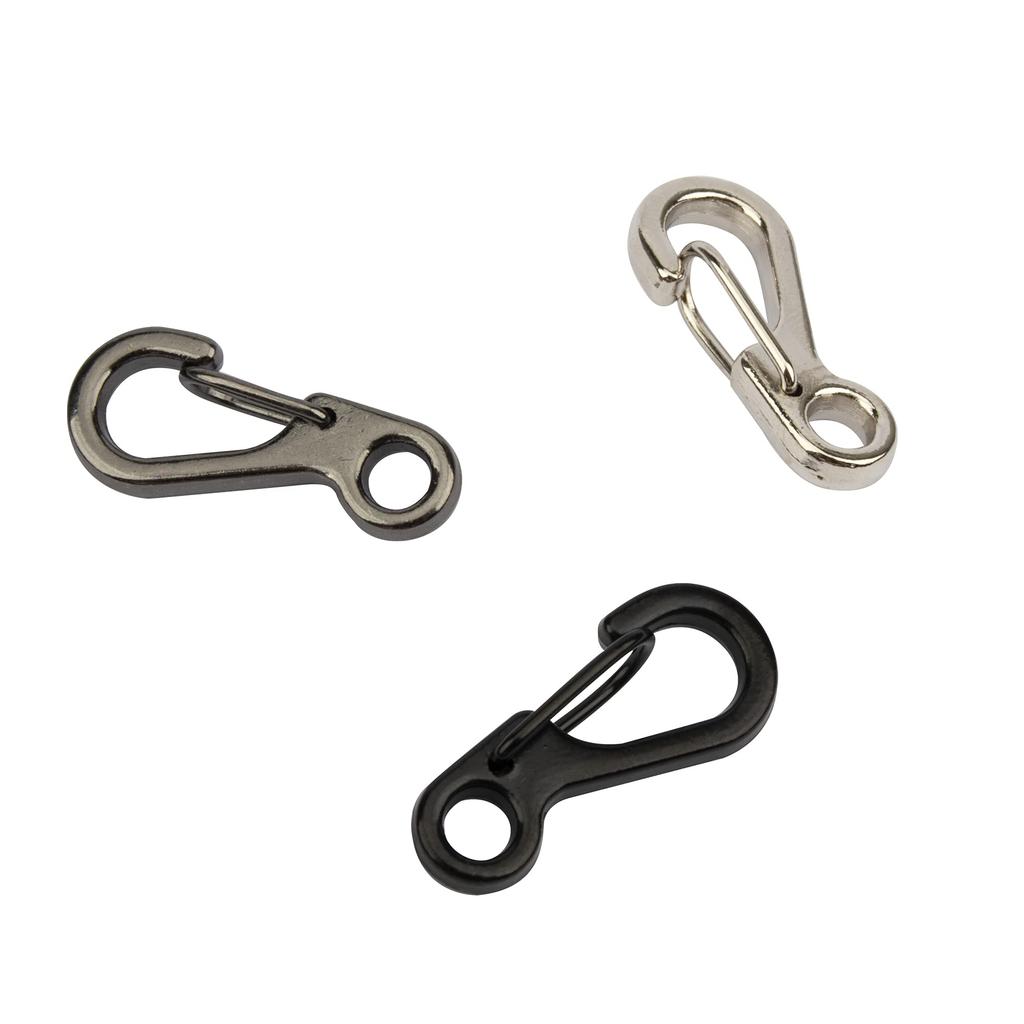 TEMLUM Carabiner, Small Mini Carabiner, Set of 10, Snap Hook,
