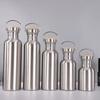 Stainless Steel Water Bottle 1000 750 500 350ml Big Mouth Cycling Hiking Waterbottle Drinkware Sports Bottle Flasks with Lid