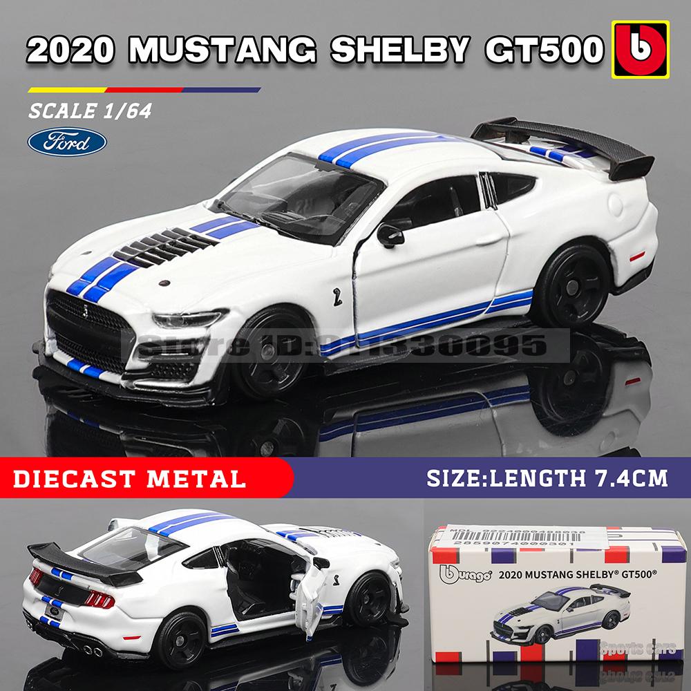 Burago 1:64 golf Porsche 911 Shelby Raventon Mustang Lamborghini Serie da Collezione Modello in Metallo Pressofuso Giocattolo Regalo per Bambini