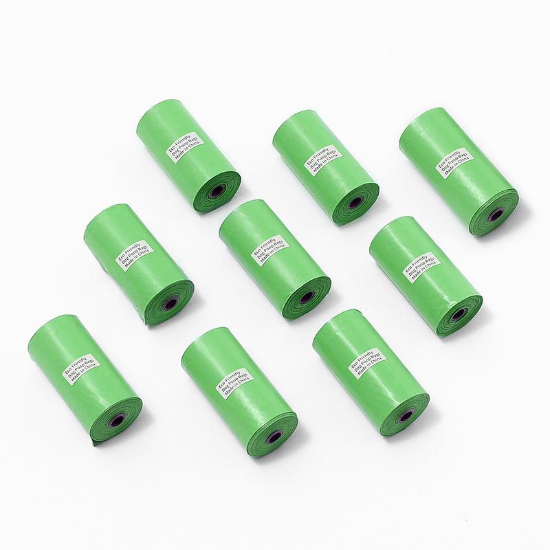 

1 рулон Мешок для мусора для домашних животных, биоразлагаемый мешок для мусора для домашних животных, мешок для туалета для собак, 1,5 шелка, товары для животных Degradable - 15pcs/roll