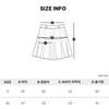 Goxo Double Flare Skirt Smile Heart White