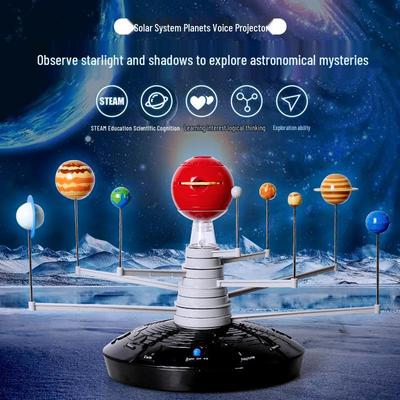 3D Sonnensystem Modell: Pädagogisches elektrisches Spielzeug für das wissenschaftliche Lernen von Kindern und DIY-Puzzleprojekte