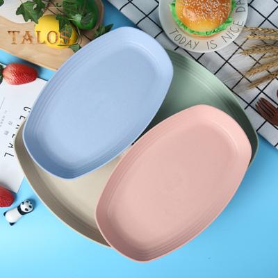 Lebensmittelteller, exquisit, geruchsneutral, verformungssicher, praktisch, glatte Oberfläche, ovale Form, Dessertteller für die Küche