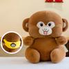 Backpack Monkey Cuddly Plush Toy Stuffed Animal Soft Materia Kids Gifts Doll