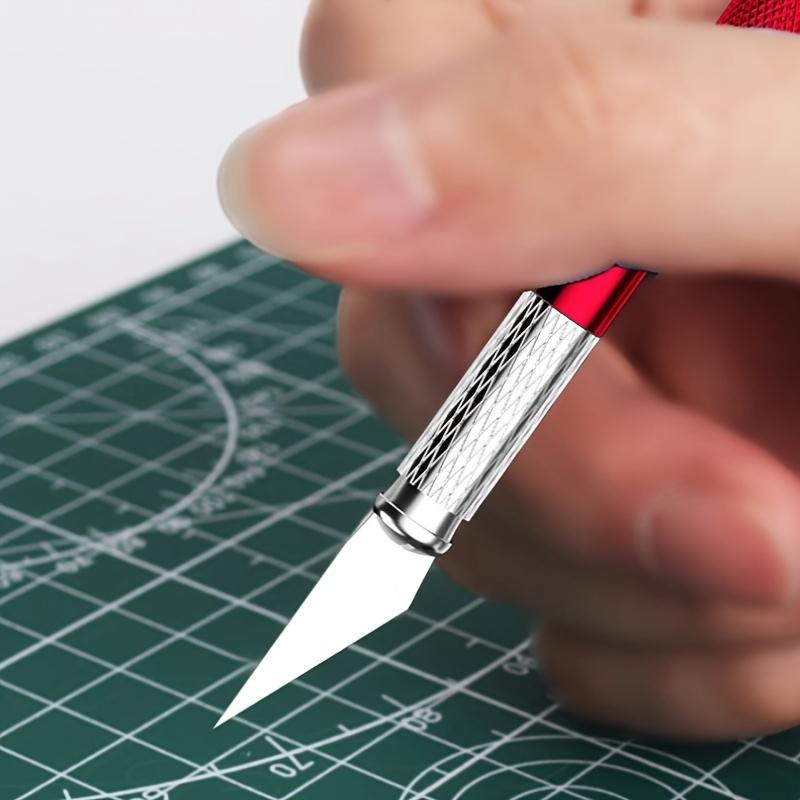 13pcs Sculpture Carving Knife Set,Aluminum Alloy Craft Knives Precision Blades,Manual Engraving Tool Kit,for Paper Cuttings.DIY