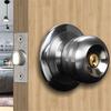 Round Aluminum Alloy Door Knob Lock Set Rotation Knobset with Key Metal Handle for Home Bathroom Bedroom