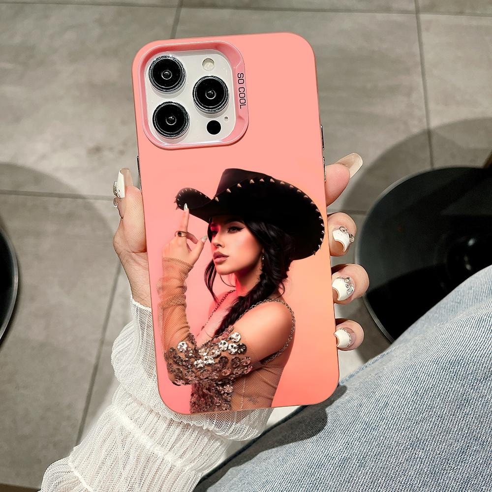 Fashion Becky G Pink Translucent Mobile Phone Case for iPhone 17 16 15 14 13 12 11 X XR XS Air Pro Max Plus Colorful Cover