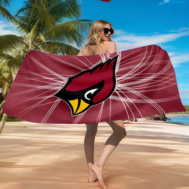 Cardinals Team Spirit Beach Towel, Quick-drying, Easy to Care for, Suitable for Both Fitness and Beach Vacations,Sports Essential