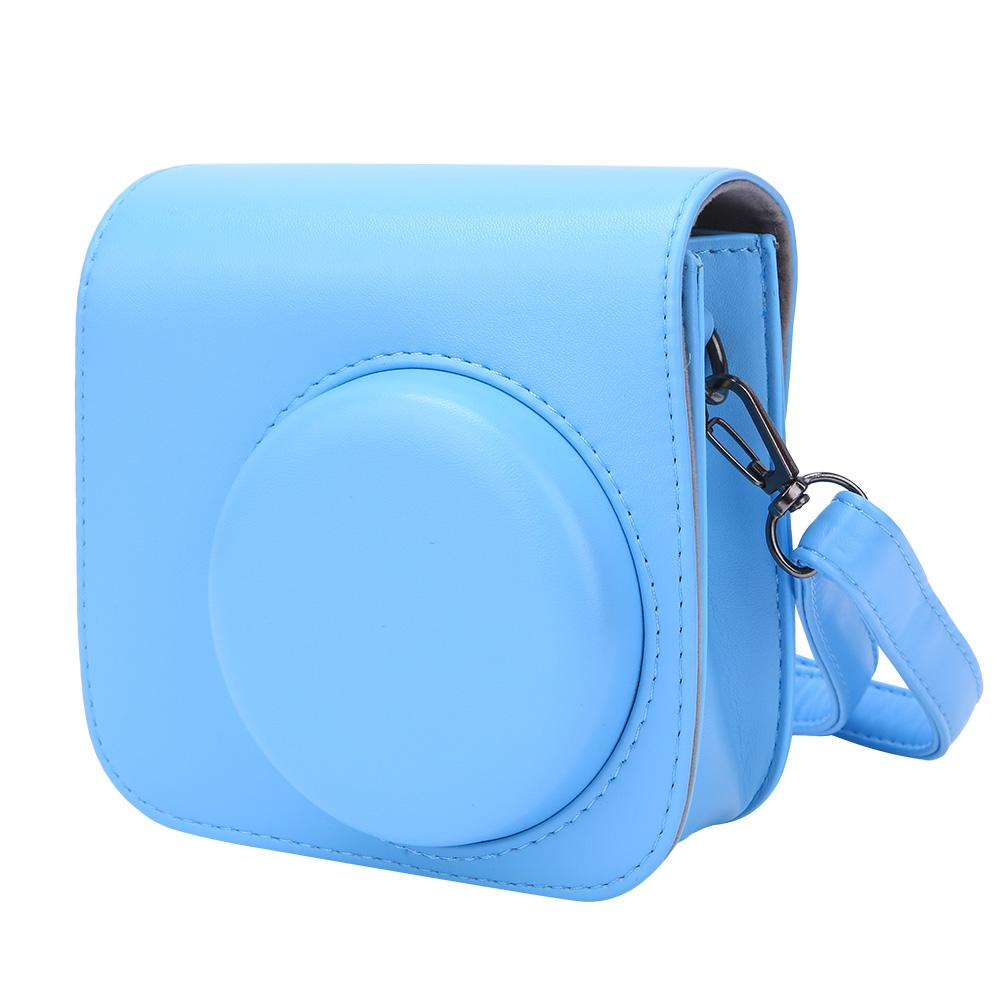 PU Leather Portable Single Shoulder Camera Case Protective Pouch Cover Bag for Fujifilm Instax Mini8 8+ 9