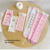 Children's Knee Length Cotton Socks Baby Girls Long Tube Socks Soft Stockings Flower Pattern for School Uniforms