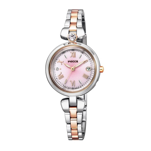 CITIZEN Wicca Solar-Tech Radio-Controlled Watch (Multicolor, Waterproof, Women's) KS1-635-91 Tiara Star Collection, Citizen Gift