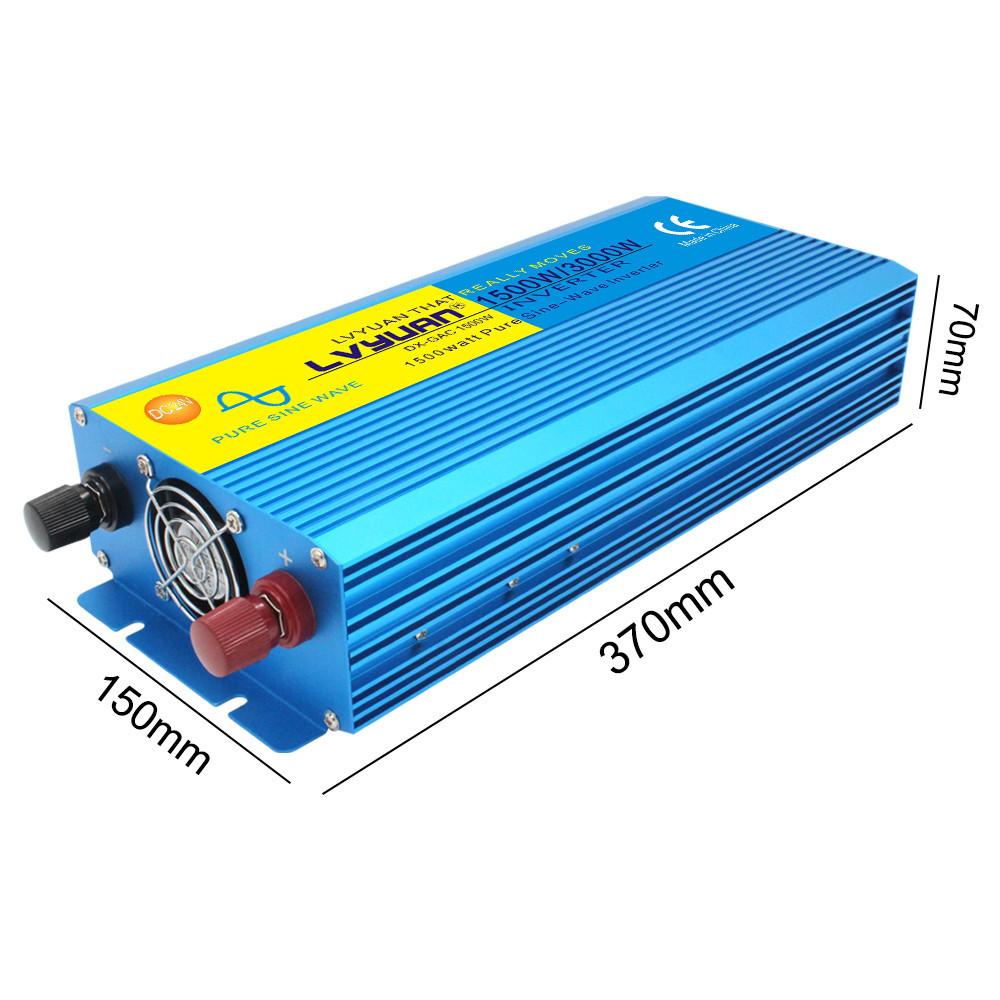 Portable Car Inverters Pure Sine Wave Converters 3000W To 8000W Peak Power Caravans Travel Inversor