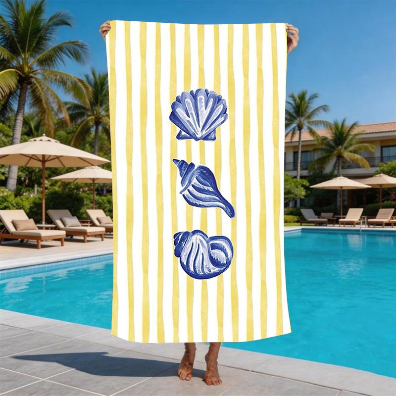 Tropical Hawaiian Hibiscus Microfiber Beach Towel Oversized Extra Large Sand Free Pool Towels Quick Dry Super Absorbent Swim