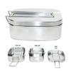 05-Stil Edelstahl Campinggeschirr Set