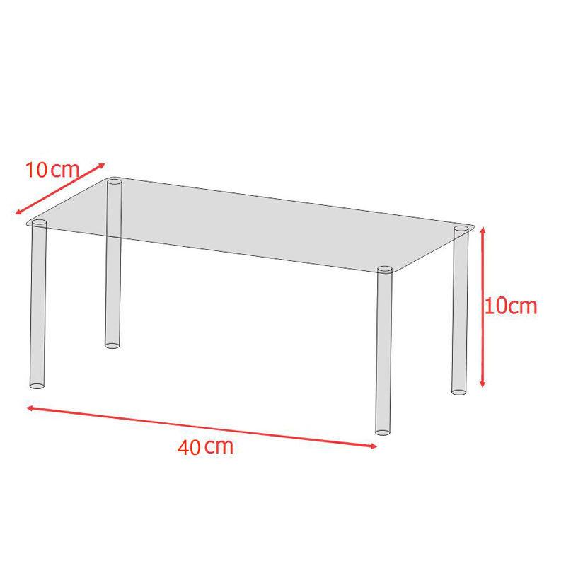 Clear Acrylic Display Riser Stand for Funko POP Figures, Cupcake Cosmetic Perfume Clay Doll Jewelry for Display Stand Organizer