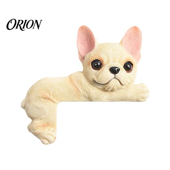 Easy Install Switch Cover 3D French Bulldog Resin Light Cover, Cute Cartoon Dog Wall Socket Decorative Plate Sticker Decor, Self-Adhesive Animal
