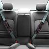 Two-Piece Dog Paw Print Seat Belt Pads for Sedans and SUVs