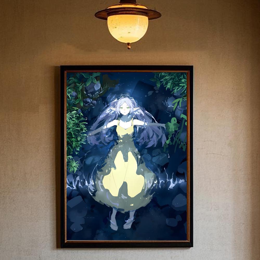 Poster Anime Frieren, artă HD, lipicios, perete impermeabil, casă, living, dormitor, bar, decor estetic