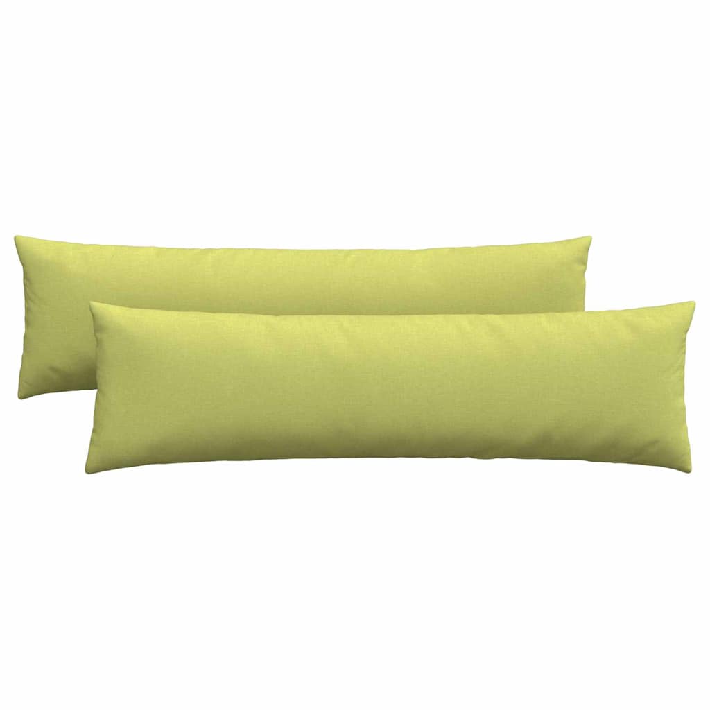Sofa Cushions 2 Pcs Light Green 145 X 40 Cm Fabric