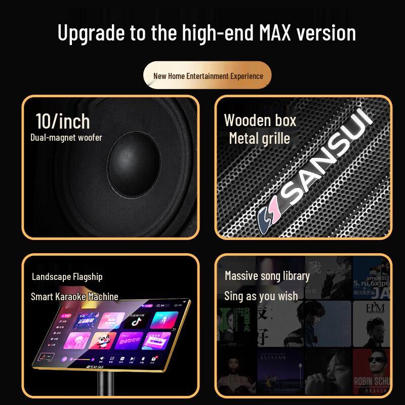 SANSUI PK09 Professional Home KTV Karaoke System