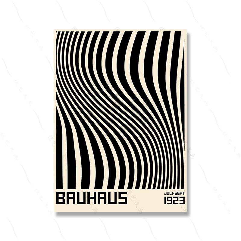 Gallery Wall Exhibition Prints Museum Poster Black White Yayoi Kusama Matisse Bauhaus Canvas Painting Retro Abstract Pictures