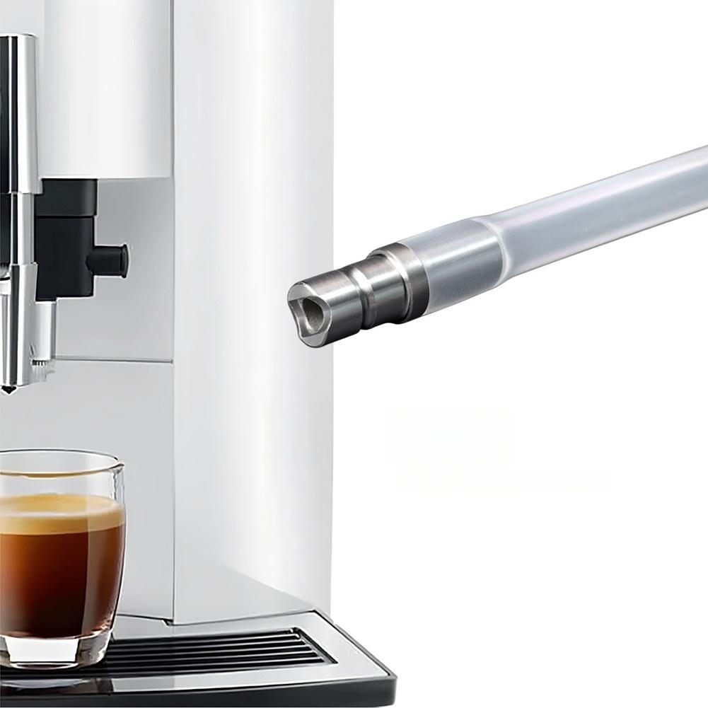 Stainless Steel Milk Tube Connector Nozzle for Maintaining Hygienic Dairy Flow Path in Commercial Coffee Machine Installations