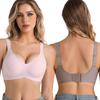 Wire-free Women's Seamless Push-Up Bra - Anti-Sagging, Comfortable, European & American Style, Thin, Large Size Vest.