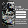 Stylish Tiger Dragon Marble Texture Printed Tempered Glass Phone Case for OPPO Realme 14 13 12 11 Pro+ GT Neo 3 2 X7 Pro Cover