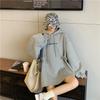 Women Letter Embroidery Casual Hoodies Sweatshirts Female Spring Loose Korean Tops Hooded Sweatshirts