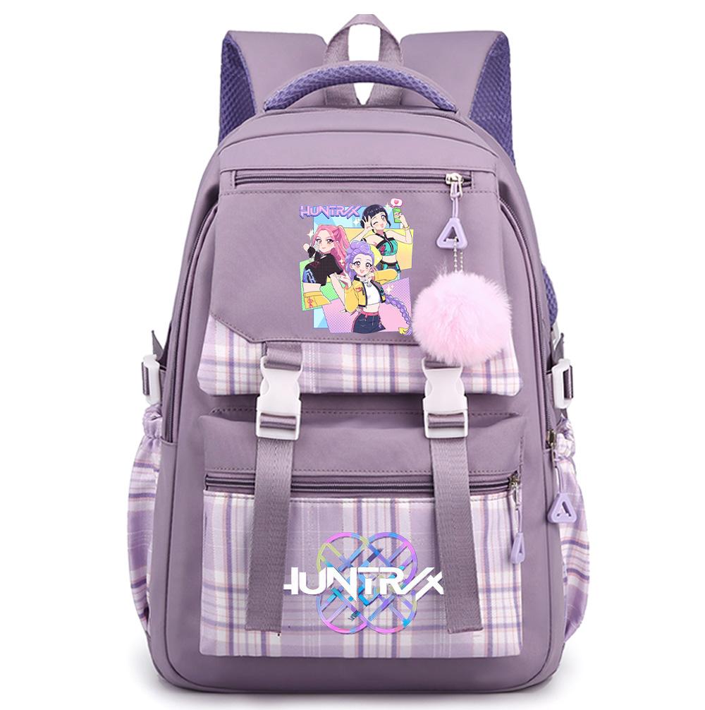 Cute Printed K-Pop Printed Large Capacity Backpack for Teenger Student Girl Boy Schoolbag Bookbag Kid Gift Women Waterproof Travel Bag Mochila