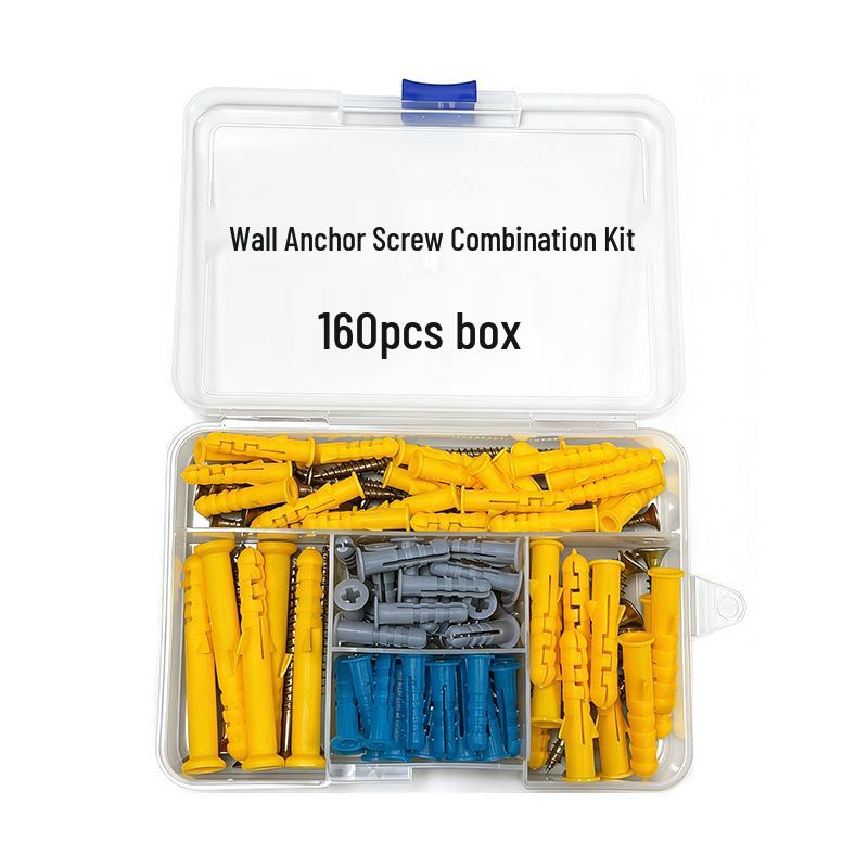 

160-Piece Drywall Mounting Kit with Anchors and Screws