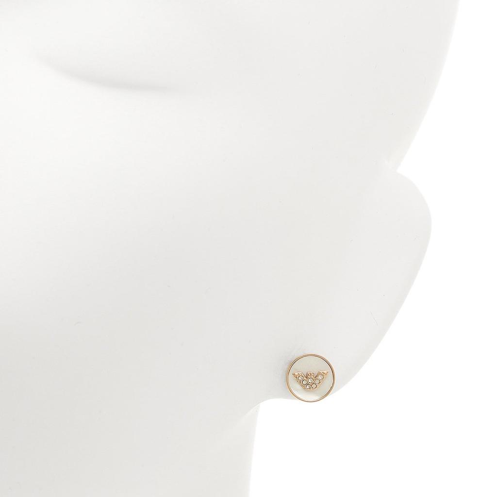 EMPORIO ARMANI Earrings EGS2311221 Rose Gold/White [Used]
