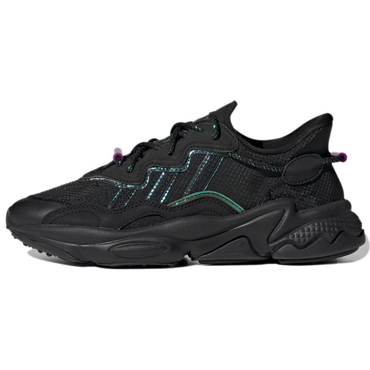 Adidas Womens Ozweego `Black Green Sonic`