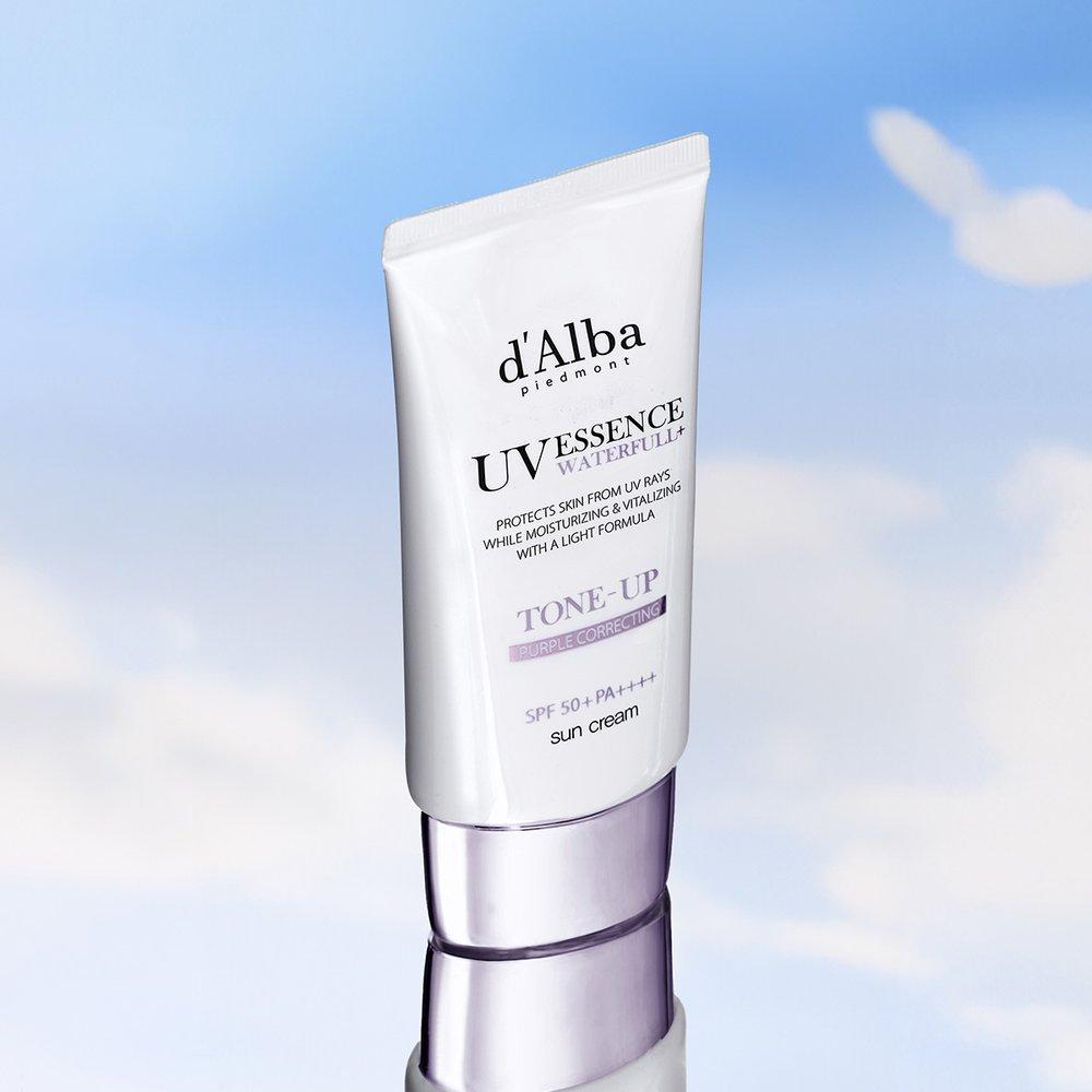 d'Alba Waterful Tone Up Sun Cream (Purple) 50ml