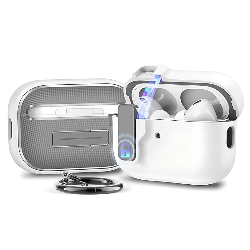 

Anlalish correspondence Airpods 3rd generation case With carabiner Stylish earphones Airpods 3 cover cute lightweight Cover with safety lock