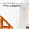 Adjustable Trim Spacer Tool Small ABS Design Enhances Carpentry Accuracy Upgrades For Precise Door Frame Installation