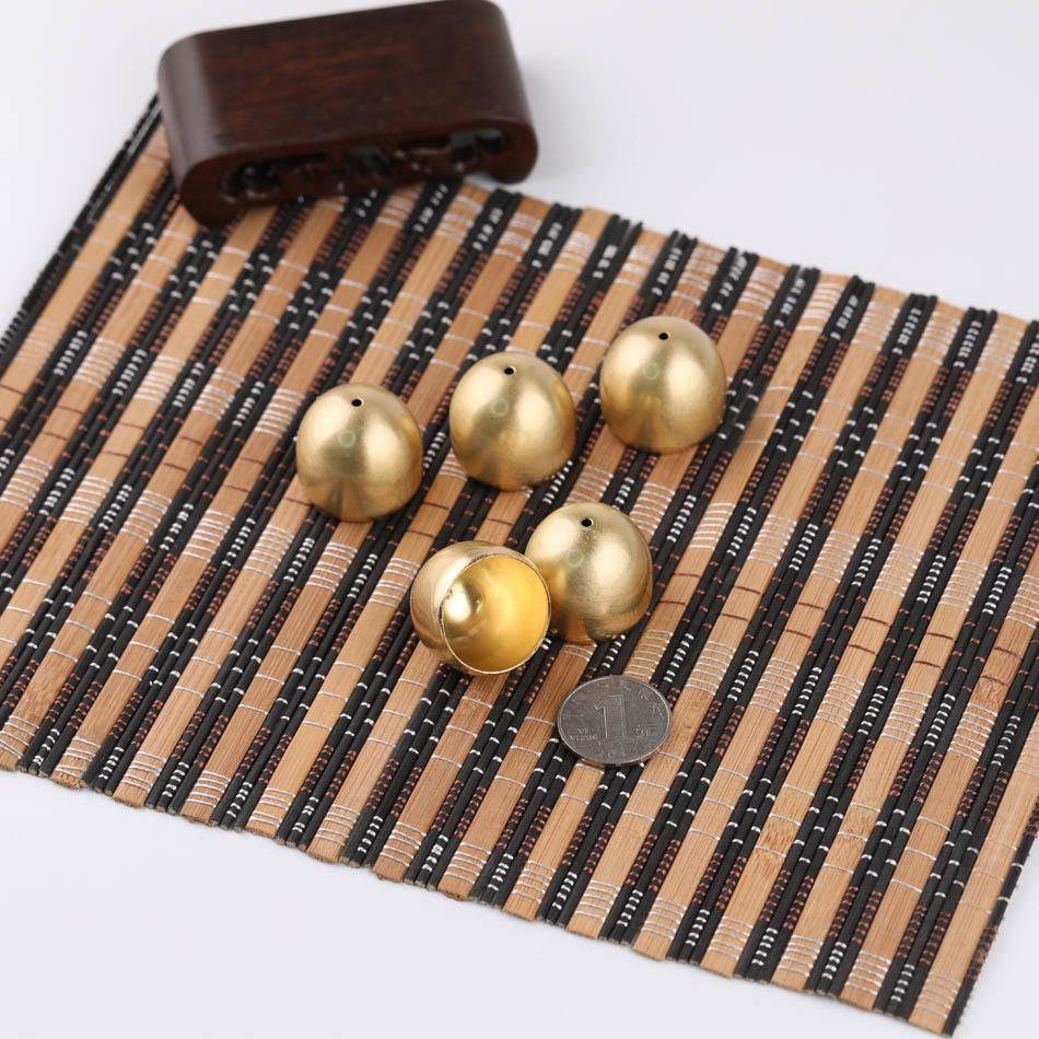 28mm Retro Kupfer Jingle Bell Windspiel Hut: Weihnachtsanhänger Ornament Geschenk