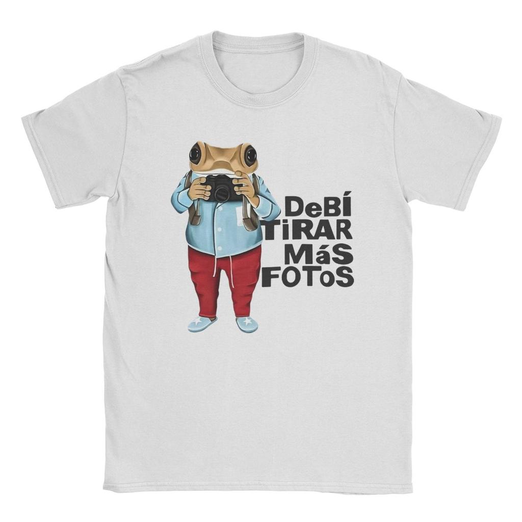 DTMF Debi Tirar Mas Fotos Tričko Pánské 100% Bavlna Volnočasové Tričko Kulatý Výstřih Bad Bunny Trička Krátký Rukáv Oblečení 4XL 5XL