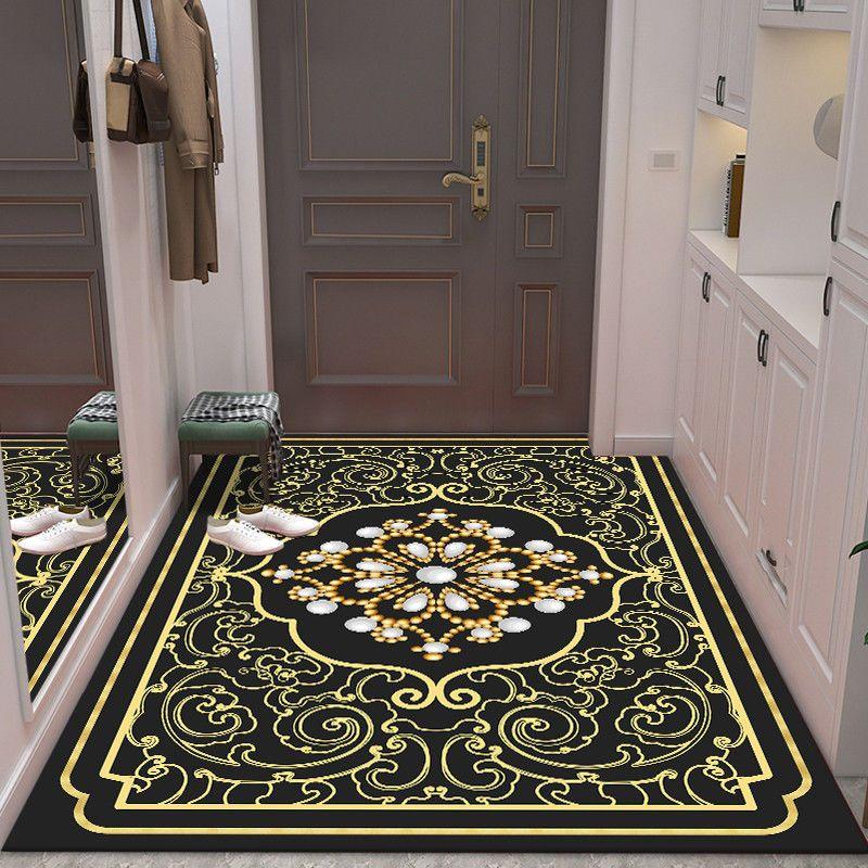 European Style Entrance Door Mat Bedroom Door Anti Slip and Absorbent Bathroom Floor Mat Bathroom Door Mat