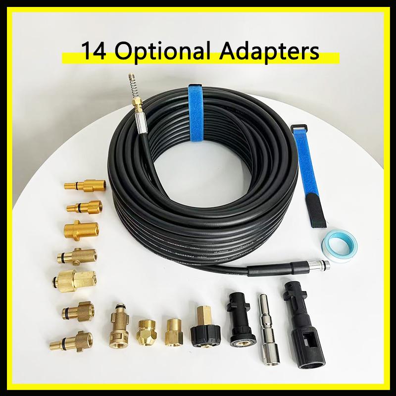 2~40m Sewer Drain Water Cleaning Hose Pipe Dredge Cleaner for Karcher Lavor Huter Nilfisk Stihl High Pressure Washer Hose