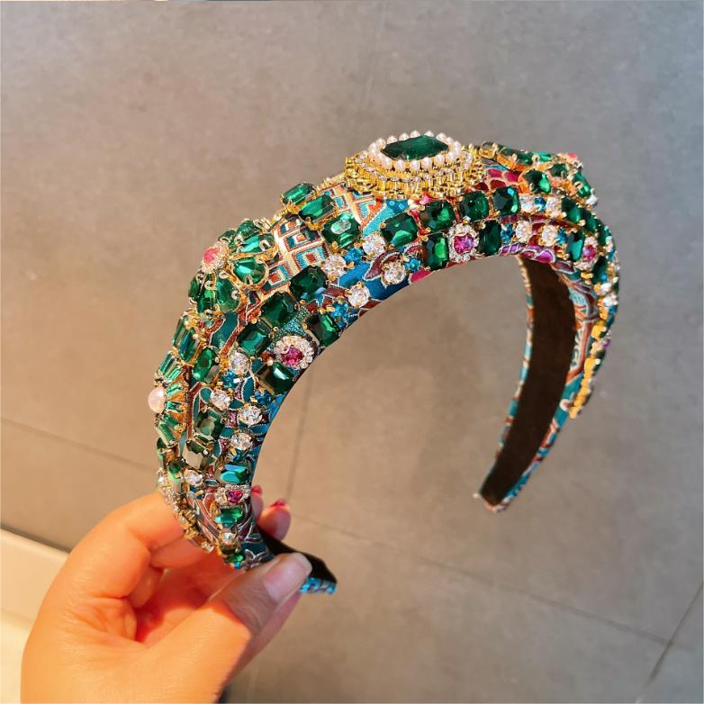 Baroque Hairbands Crystal And Diamante Hairbands Velvet HairBands Shopping And Party Elegant Headbands