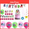 Magical Alphabet Lore Theme Balloon Pull Flag Set Birthday Party Decor Decorations Supplies