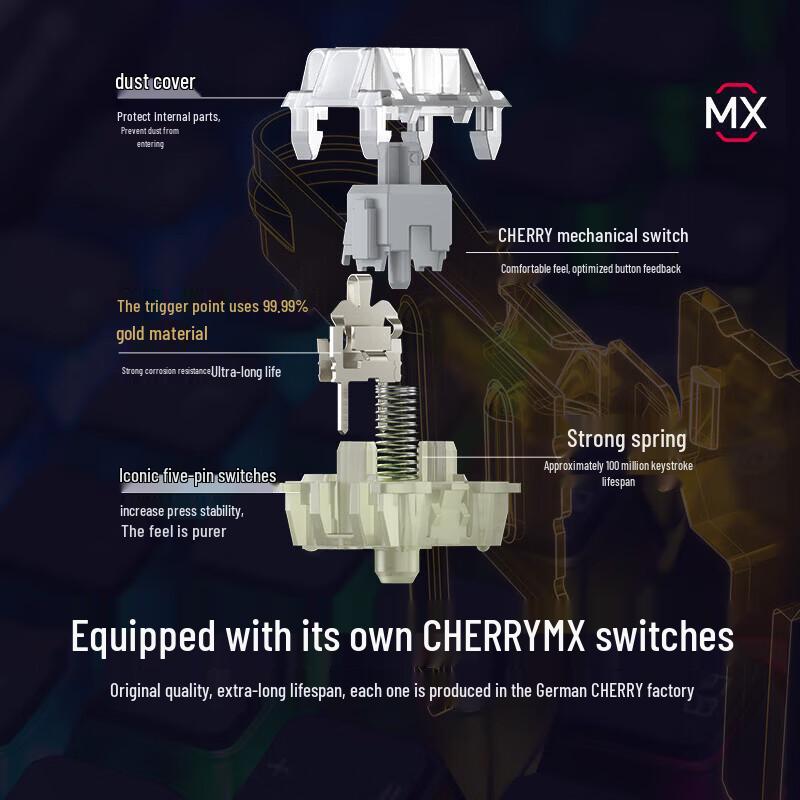 Cherry MX 3.0S Wired Mechanical Gaming Keyboard