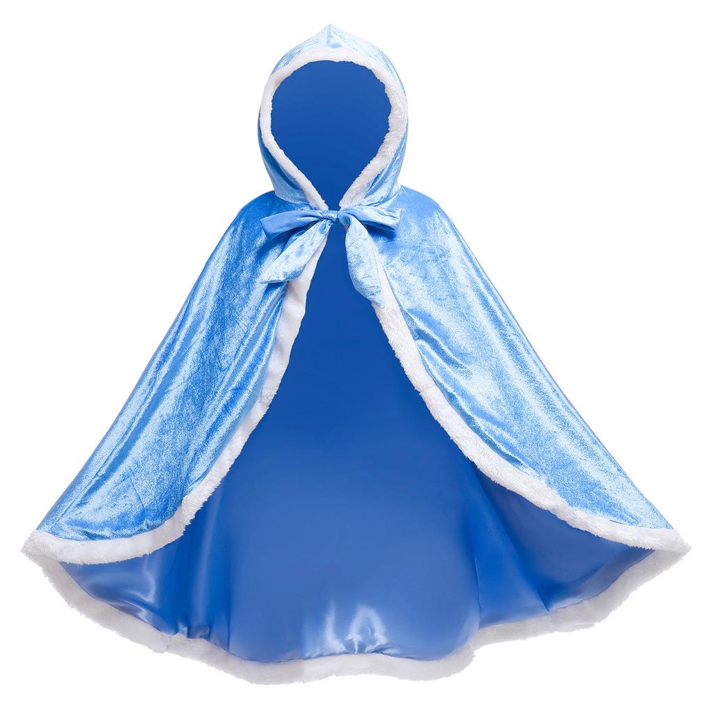 Mantello da Principessa con Cappuccio Mantello da Fata Con Cappuccio Mantello da Principessa Per Bambini Ragazza Mantello da Fata Mantello Vestito da Principessa