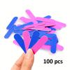 100pcs Double Side Nail Files Mini Wood Sanding Buffer Block Set For Gel Polish Manicure Pedicure Salon Nail Art Tools