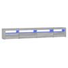 Vidaxl TV Cabinet with LED Lighting, Sonoma Oak Grey, 270X35X40Cm