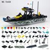 Barracuda Assault Boat 76428 Children Assemble Small Particle Building Block Toy Gangster